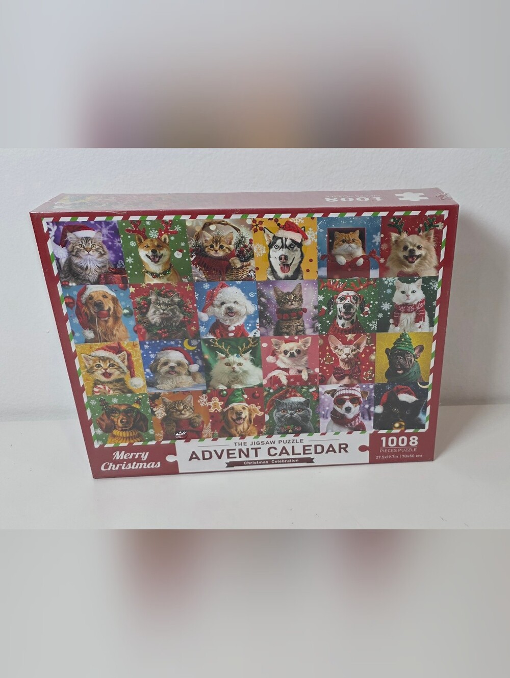 🎄 Christmas Pets Advent Calendar 1008 Pieces New Sealed